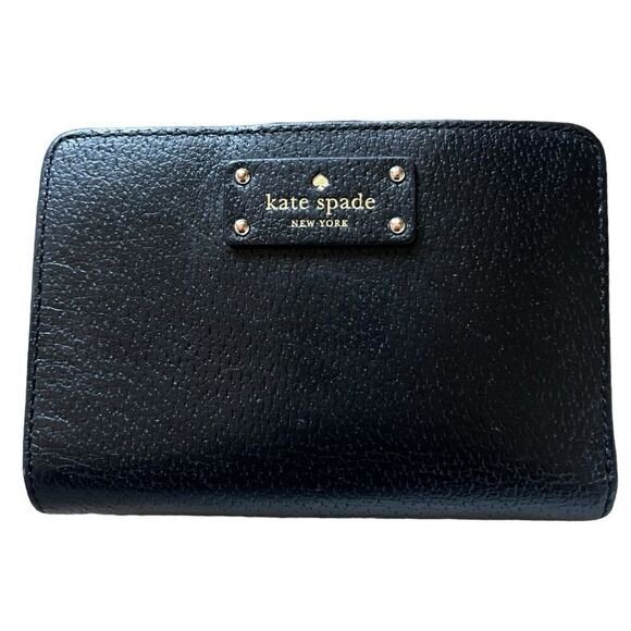 Kate Spade black womens wallet - Picture 1 of 9